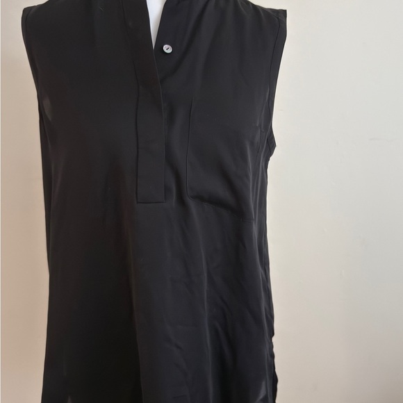 Vince Silk Black Sleeveless Blouse Size Small.  $34 - Picture 2 of 7
